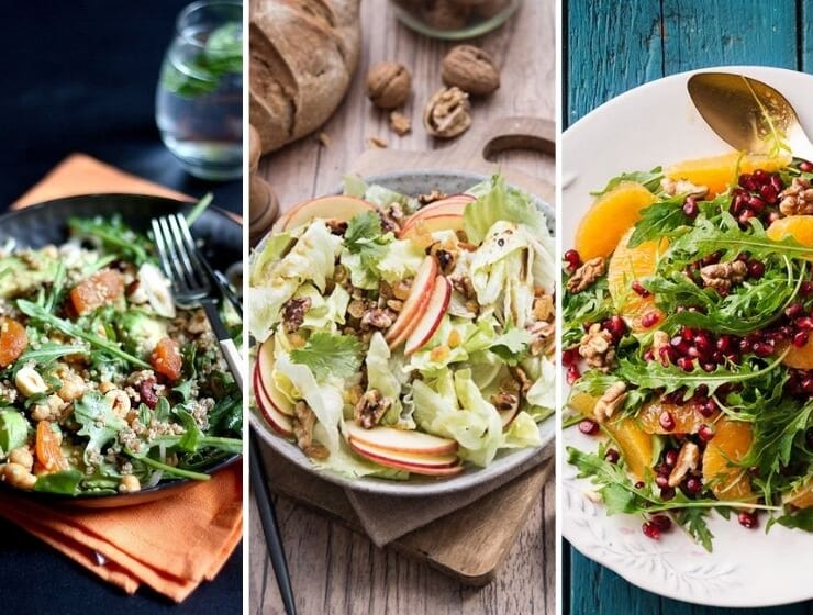 SALADES HEALTHY: 3 RECETTES FACILES POUR L&rsquo;AUTOMNE