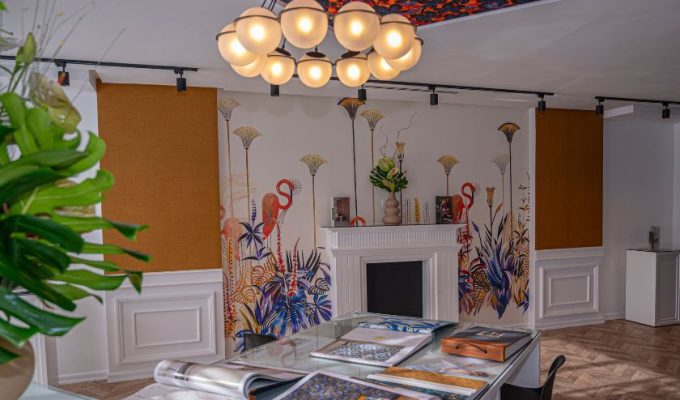 WALLPAPER IN MOROCCO : LUXURY BELGIAN BRAND MASUREEL SETS UP SHOP