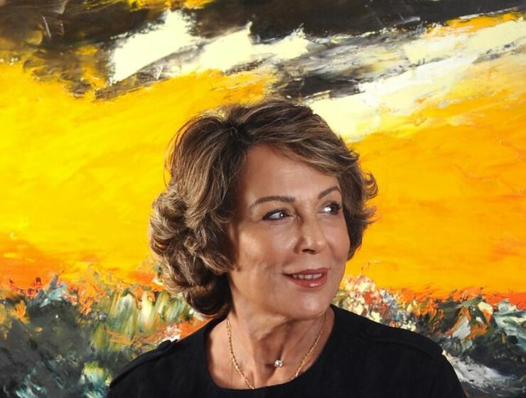 HIND LAHRICHI, PEINTRE MAROCAINE CONTRE VENTS ET MAR&Eacute;ES